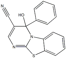 4-hydroxy-4-phenyl-4H-pyrimido[2,1-b][1,3]benzothiazole-3-carbonitrile Structure