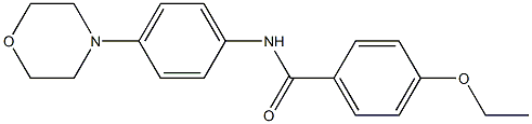 4-ethoxy-N-[4-(4-morpholinyl)phenyl]benzamide 구조식 이미지