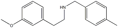 2-(3-methoxyphenyl)-N-(4-methylbenzyl)ethanamine Structure