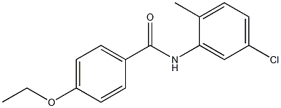 N-(5-chloro-2-methylphenyl)-4-ethoxybenzamide 구조식 이미지