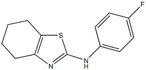 N-(4-fluorophenyl)-4,5,6,7-tetrahydro-1,3-benzothiazol-2-amine 구조식 이미지