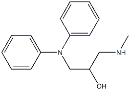 1-(diphenylamino)-3-(methylamino)-2-propanol 구조식 이미지