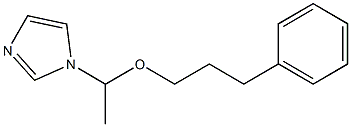 1-[1-(3-phenylpropoxy)ethyl]-1H-imidazole 구조식 이미지