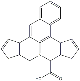 4c,7,7a,8,10,10a,11,13a-octahydrobenzo[f]cyclopenta[c]cyclopenta[4,5]pyrido[3,2,1-ij]quinoline-8-carboxylic acid 구조식 이미지