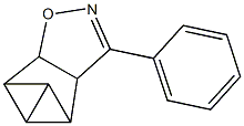 9-phenyl-7-oxa-8-azatetracyclo[4.3.0.0~2,4~.0~3,5~]non-8-ene 구조식 이미지