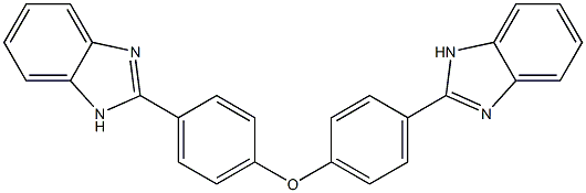 2-{4-[4-(1H-benzimidazol-2-yl)phenoxy]phenyl}-1H-benzimidazole 구조식 이미지