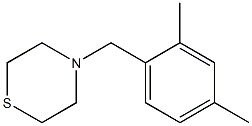 4-(2,4-dimethylbenzyl)thiomorpholine 구조식 이미지