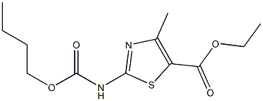 ethyl 2-[(butoxycarbonyl)amino]-4-methyl-1,3-thiazole-5-carboxylate Structure