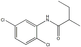 N-(2,5-dichlorophenyl)-2-methylbutanamide 구조식 이미지