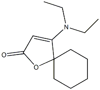 4-(diethylamino)-1-oxaspiro[4.5]dec-3-en-2-one 구조식 이미지