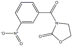 3-{3-nitrobenzoyl}-1,3-oxazolidin-2-one 구조식 이미지