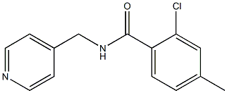 2-chloro-4-methyl-N-(4-pyridinylmethyl)benzamide Structure