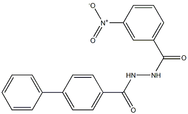 N'-([1,1'-biphenyl]-4-ylcarbonyl)-3-nitrobenzohydrazide Structure