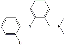 N-{2-[(2-chlorophenyl)sulfanyl]benzyl}-N,N-dimethylamine 구조식 이미지