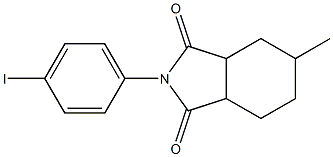 2-(4-iodophenyl)-5-methylhexahydro-1H-isoindole-1,3(2H)-dione Structure