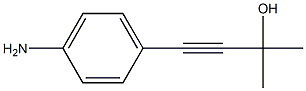 4-(4-aminophenyl)-2-methyl-3-butyn-2-ol 구조식 이미지