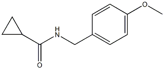 N-(4-methoxybenzyl)cyclopropanecarboxamide 구조식 이미지