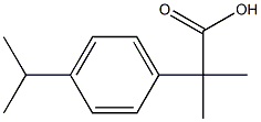 2-(4-isopropylphenyl)-2-methylpropanoic acid 구조식 이미지