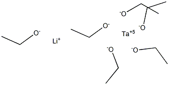 Lithium tantalum ethoxide, 10% w/v in ethanol, 99.9% (metals basis) Structure