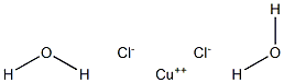 COPPER(II) CHLORIDE DIHYDRATE 99% Structure