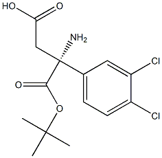 Boc-R-3-Amino-3-(3,4-dichloro-phenyl)-propionic acid Structure