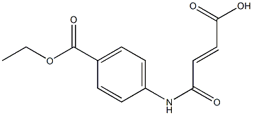 (E)-4-[4-(ethoxycarbonyl)anilino]-4-oxo-2-butenoic acid 구조식 이미지