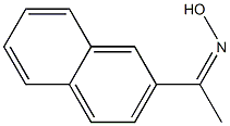 1-(2-naphthyl)-1-ethanone oxime 구조식 이미지