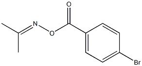 N-[(4-bromobenzoyl)oxy]-N-(1-methylethylidene)amine 구조식 이미지