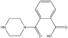 2-(1-piperazinylcarbonyl)benzoic acid Structure