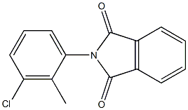 2-(3-chloro-2-methylphenyl)-1H-isoindole-1,3(2H)-dione 구조식 이미지