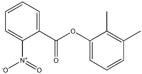 2,3-dimethylphenyl 2-nitrobenzoate 구조식 이미지