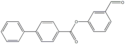 3-formylphenyl [1,1'-biphenyl]-4-carboxylate 구조식 이미지