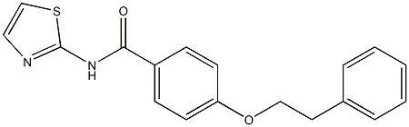 4-(phenethyloxy)-N-(1,3-thiazol-2-yl)benzamide Structure