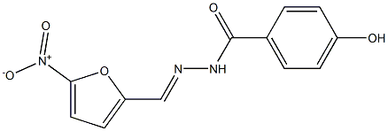 4-hydroxy-N'-[(E)-(5-nitro-2-furyl)methylidene]benzohydrazide Structure