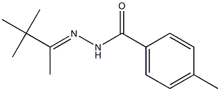 4-methyl-N'-[(E)-1,2,2-trimethylpropylidene]benzohydrazide 구조식 이미지