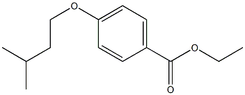 ethyl 4-(isopentyloxy)benzoate 구조식 이미지