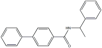 N-(1-phenylethyl)[1,1'-biphenyl]-4-carboxamide Structure