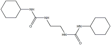 N-cyclohexyl-N'-(2-{[(cyclohexylamino)carbonyl]amino}ethyl)urea 구조식 이미지