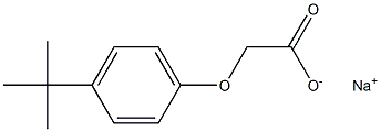 sodium 2-[4-(tert-butyl)phenoxy]acetate 구조식 이미지
