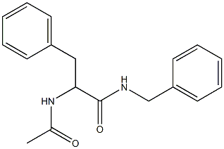 2-(acetylamino)-3-phenyl-N-benzylpropanamide 구조식 이미지