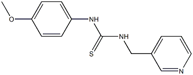 N-(4-methoxyphenyl)-N'-(3-pyridinylmethyl)thiourea Structure