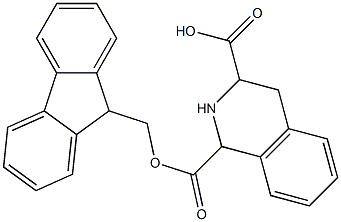 Fmoc-D-1,2,3,4-tetrahydroisoquinoline-3-carboxylic acid- (200-400 mesh) Structure