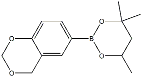 6-(4,4,6-Trimethyl-1,3,2-dioxaborinan-2-yl)-4H-1,3-benzodioxine Structure