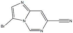 3-bromoimidazo[1,2-c]pyrimidine-7-carbonitrile 구조식 이미지