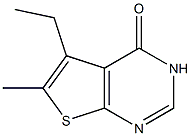 5-Ethyl-6-methylthieno[2,3-d]pyrimidin-4(3H)-one ,97% Structure