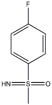 S-Methyl-S-(4-fluorophenyl) sulfoximine ,90% 구조식 이미지