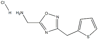 [3-(thien-2-ylmethyl)-1,2,4-oxadiazol-5-yl]methylamine hydrochloride 구조식 이미지