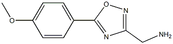 [5-(4-methoxyphenyl)-1,2,4-oxadiazol-3-yl]methylamine 구조식 이미지