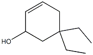 5,5-Diethyl-2-cyclohexen-1-ol Structure