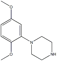 4-[2,5-Dimethoxyphenyl]piperazine Structure